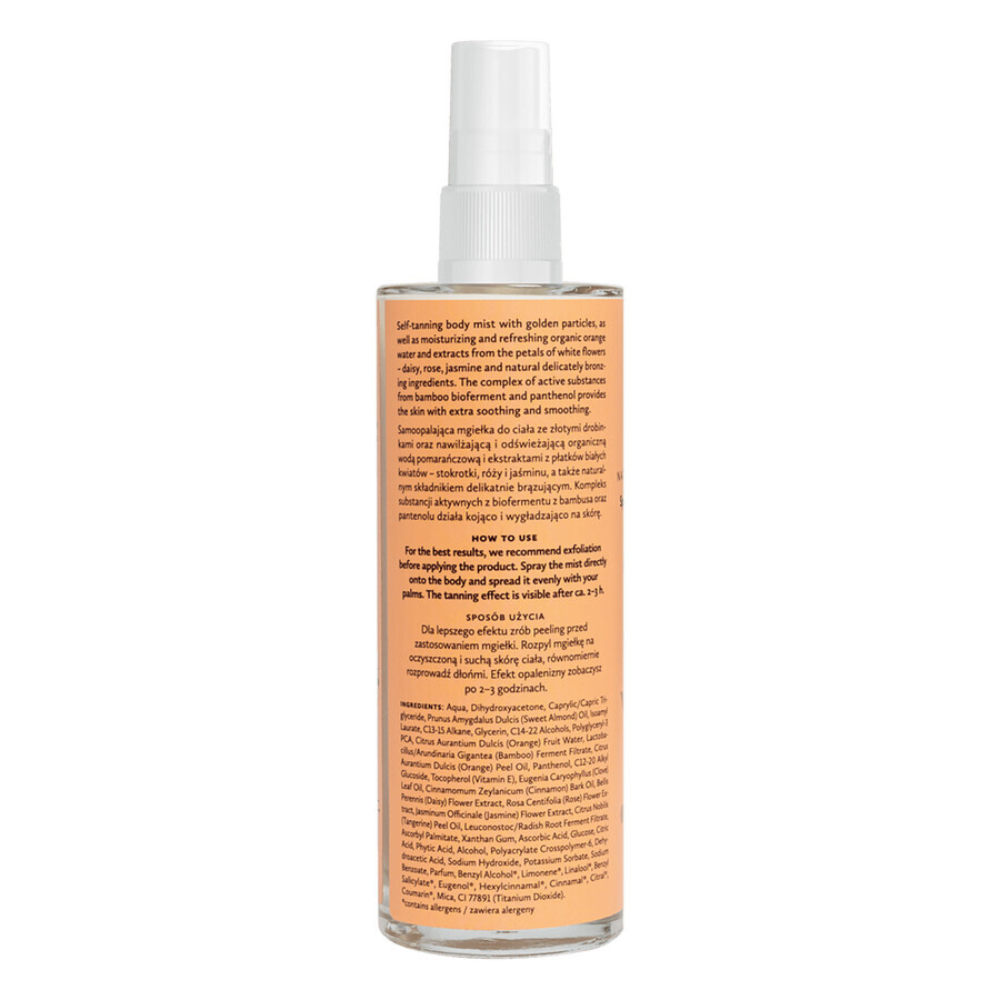 Hagi Spicy Orange, natural body mist, bronzing and illuminating, 100 ml