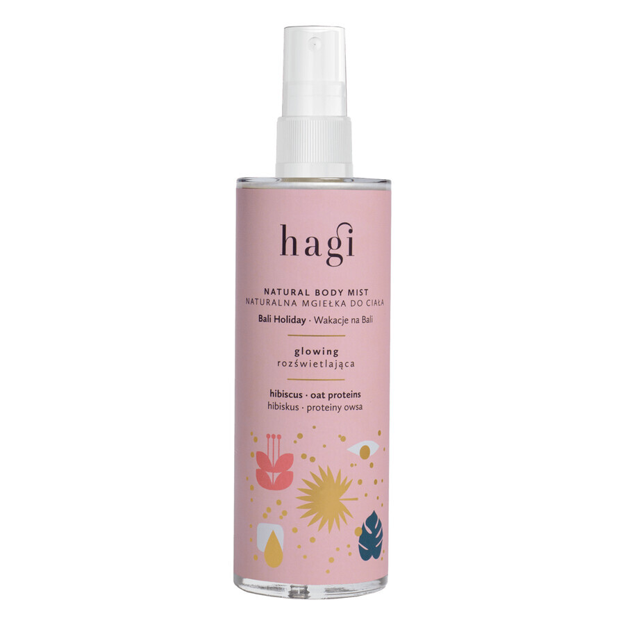 Hagi Holidays in Bali, natuurlijke lichaamsnevel, verhelderend, 100 ml