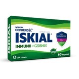 Iskial Immuno + Aglio, per bambini di età superiore ai 6 anni e adulti, 60 capsule