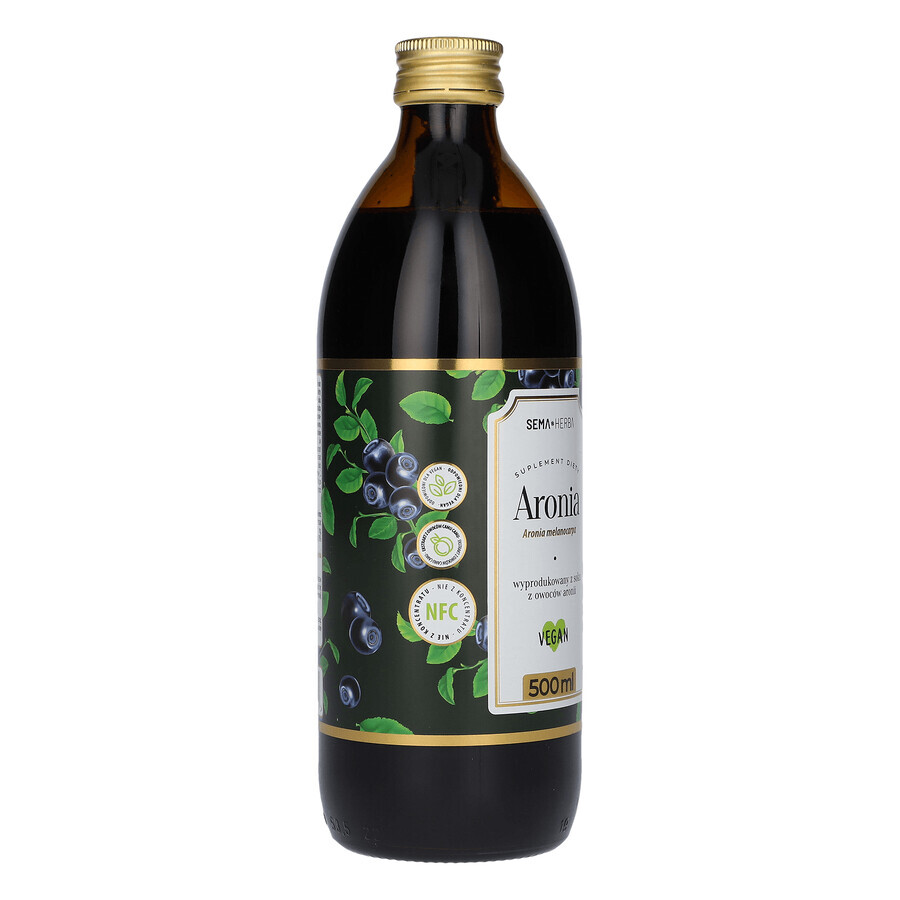 SEMA Herba Aronia, vruchtensap, 500 ml