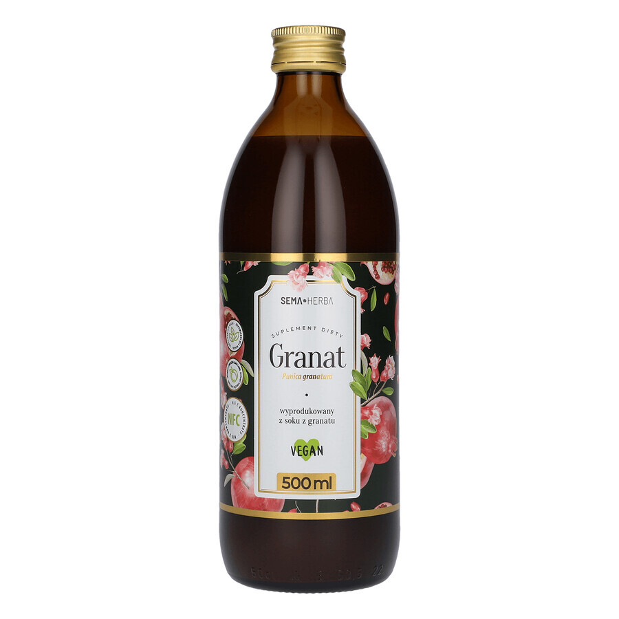 SEMA Herba Granatapfel, Fruchtsaft, 500 ml