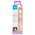 MAM Perfect Start Anti-Colic, anti-colic fles, Better Together, meisje, vanaf 4 maanden, 320 ml