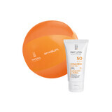 Iwostin Solecrin Sensitive, emulsión protectora SPF 50, piel sensible, 100 ml + pelota de playa de regalo