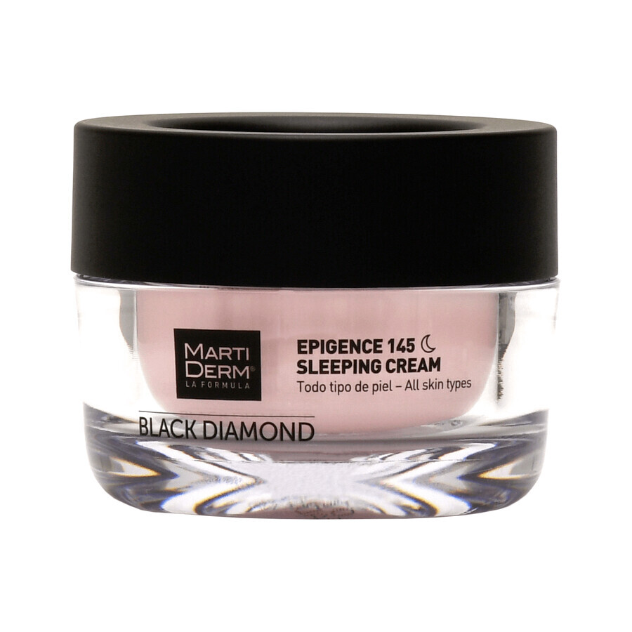 MartiDerm Black Diamond Epigence 145 Sleeping Cream, Anti-Aging-Nachtcreme, 50 ml