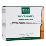 MartiDerm The Originals Proteos Hydra Plus, siero idratante con antiossidanti, pelle secca, 2 ml x 10 fiale