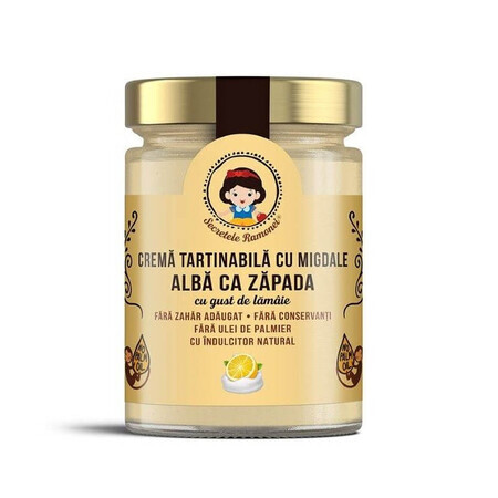 Crema tartinabila Alba ca Zapada, Secretele Ramonei, 350g, Remedia