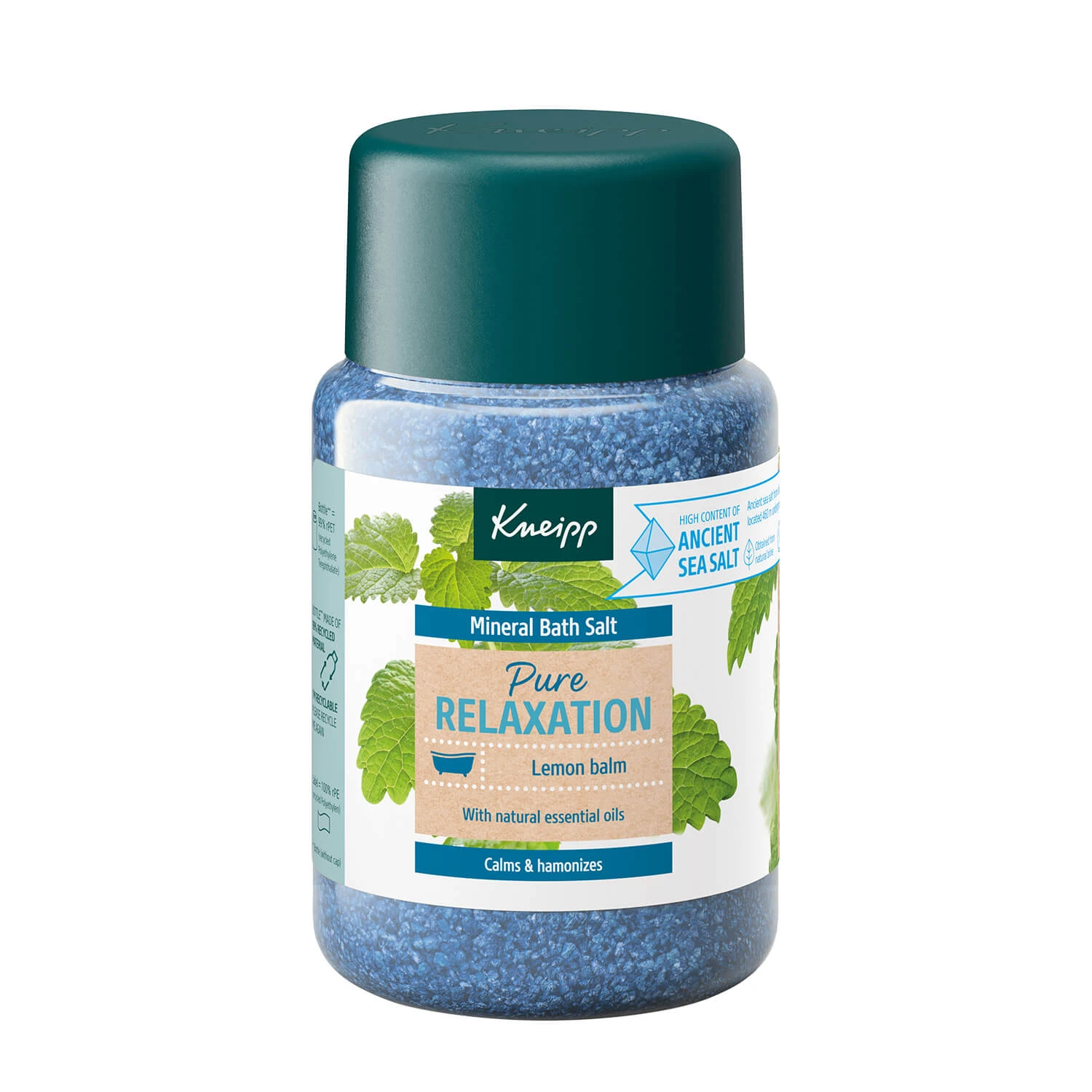 Kneipp Pure Ontspanning Melissa, mineraalzout badkristallen, 500 g