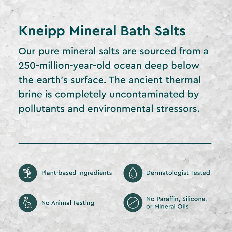 Kneipp Mindful Forest Fir and Pine, mineraalzout badkristallen, 500 g