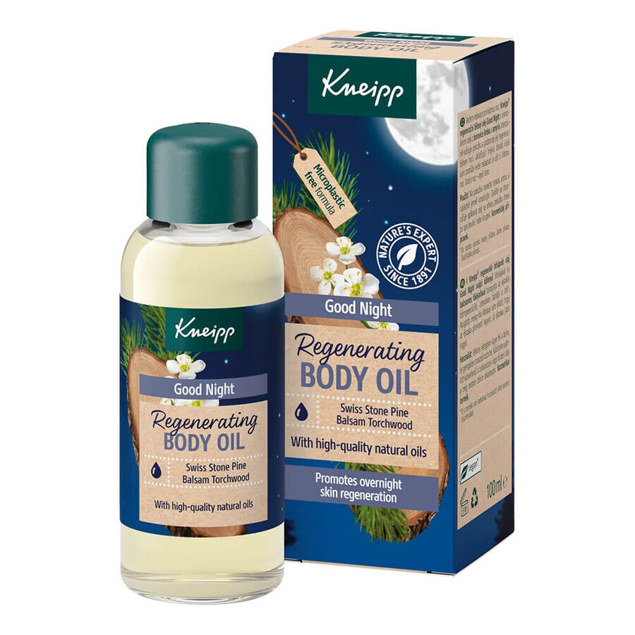 Kneipp Good Night Swiss Pine en Amyris, lichaamsolie, 100 ml