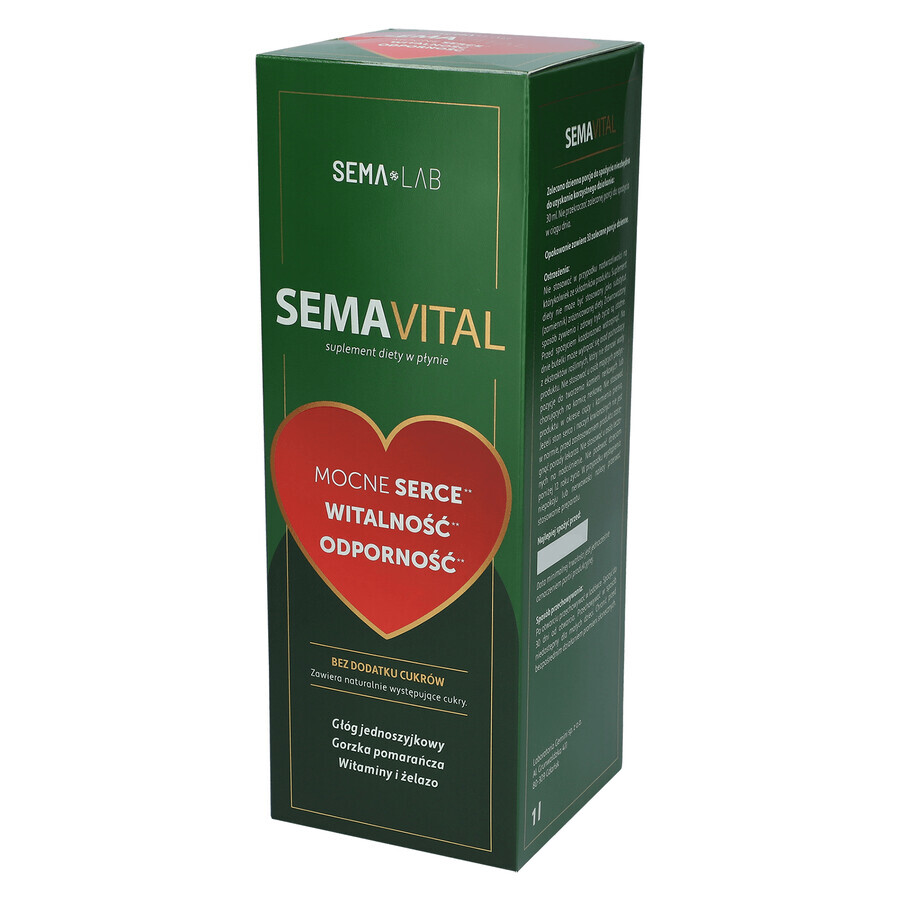 SEMA Lab SEMAVital Tónico, 1000 ml