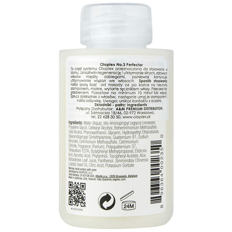 Olaplex No. 3, Intensief herstellende haarbehandeling, 100 ml