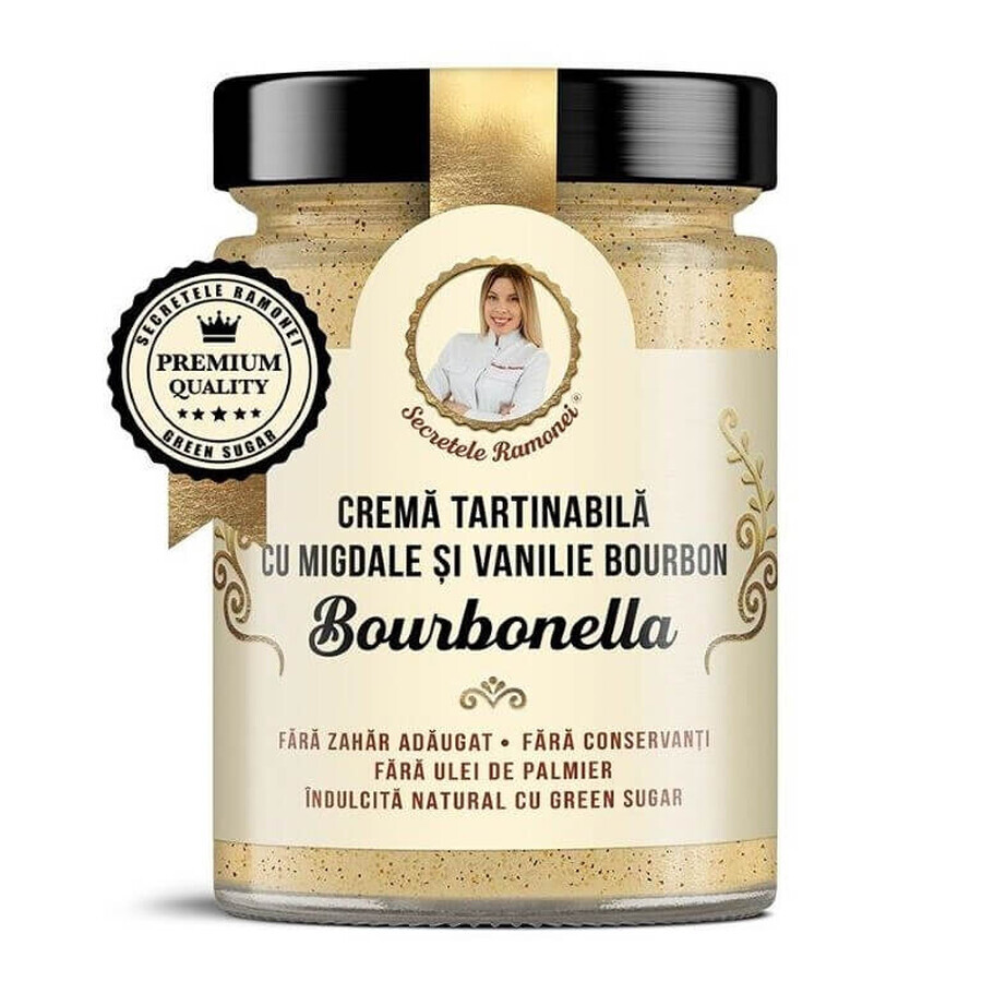 Bourbonella Almond and Vanilla Bourbon Spread, Bourbonella, Ramona's Secrets, 350g, Remedia