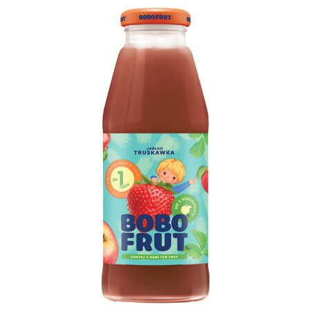 Bobo Frut Vruchtennectar, appel, aardbei, na 12 maanden, 300 ml