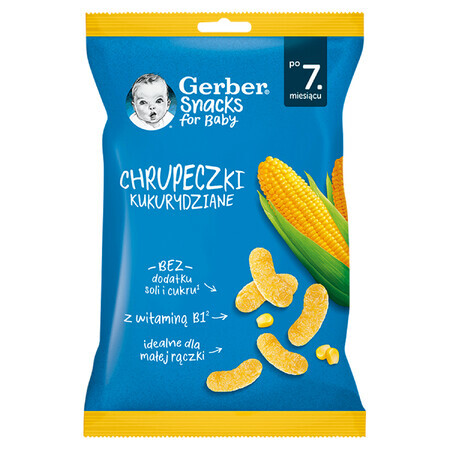 Gerber Corn Krispies, après 7 mois, 28 g