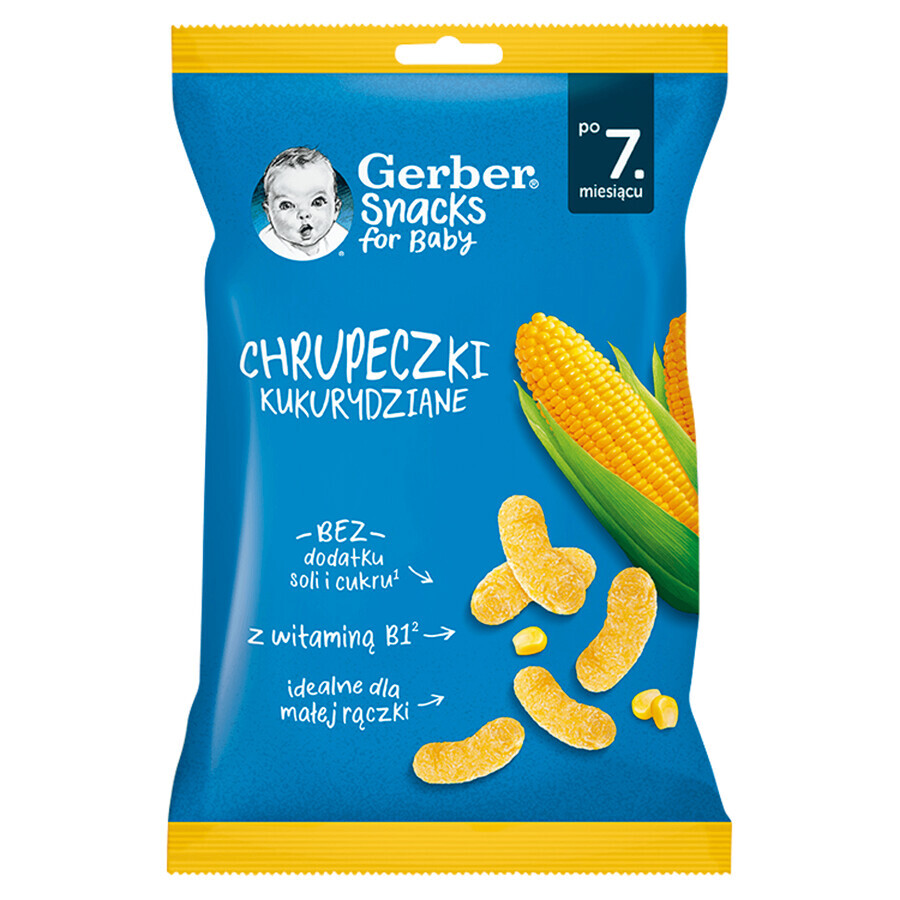 Gerber Corn Krispies, après 7 mois, 28 g