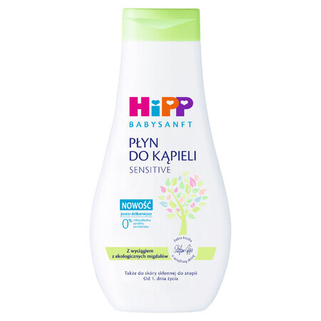 HiPP Babysanft Sensitive, badlotion, vanaf dag 1, 350 ml