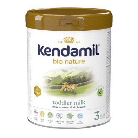 Kendamil Bio Nature 3 HMO+, junior melk, na 10 maanden, 800 g