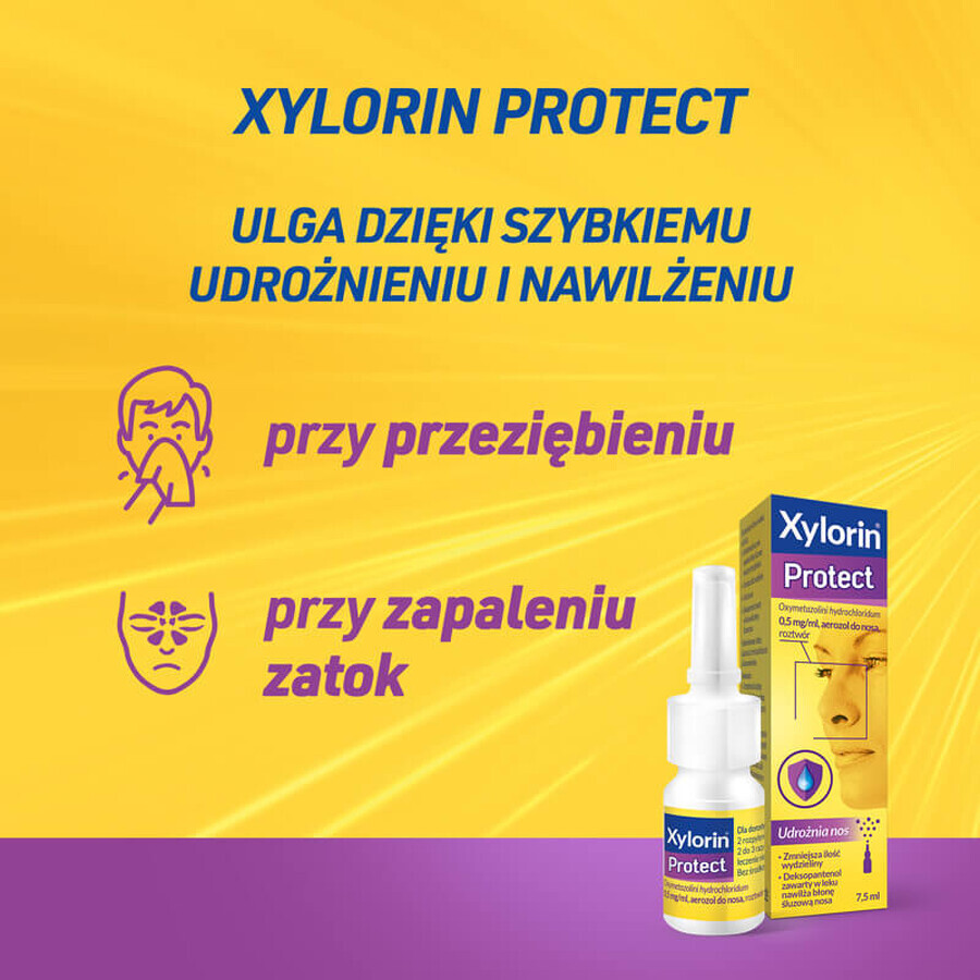 Xylorin Protect 0,5 mg/ml, neusspray, 7,5 ml