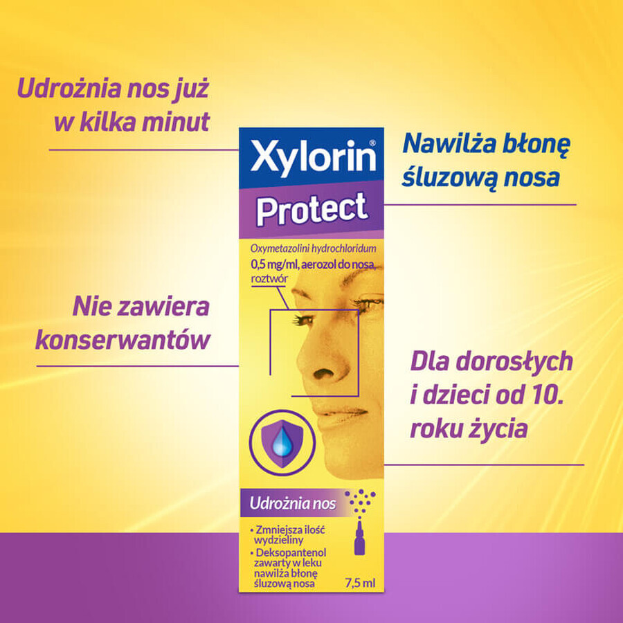 Xylorin Protect 0,5 mg/ml, neusspray, 7,5 ml