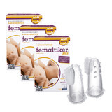 Femaltiker Plus Set, Chocolate Flavor, 3x12 Sachets + Free Canpol Silicone Toothbrush