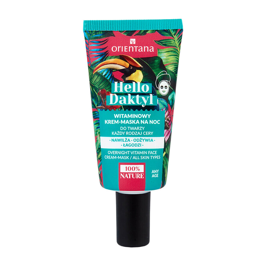 Orientana Hello Date, masque-crème de nuit vitaminé, 40 ml