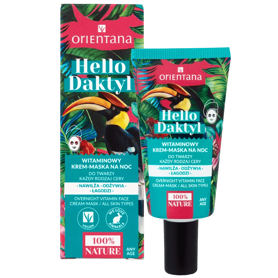 Orientana Hello Date, masque-crème de nuit vitaminé, 40 ml