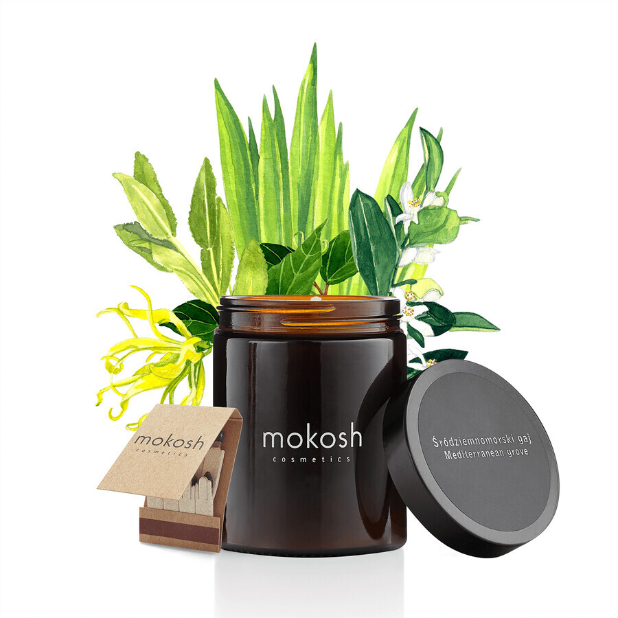 Mokosh, plantaardige sojakaars, mediterrane bos, 140 g