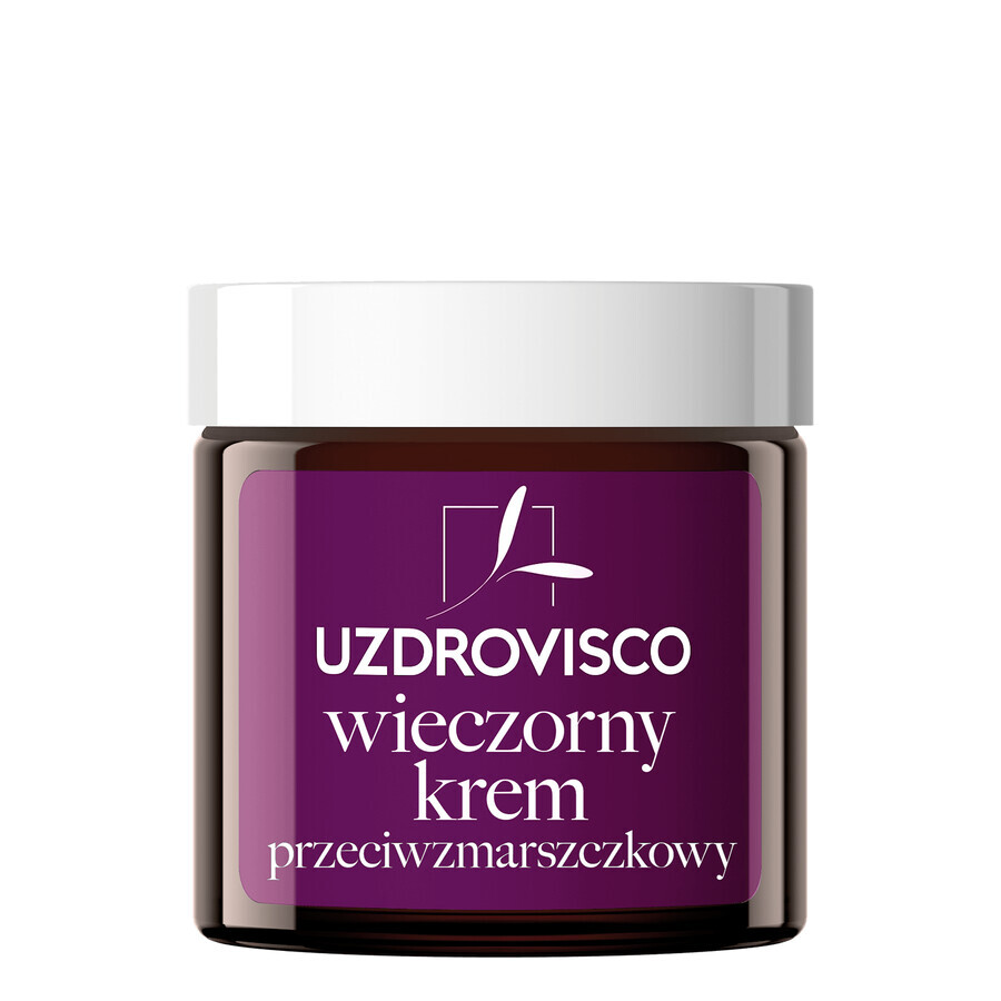 Uzdrovisco Black Tulipan Intense, crema antiarrugas de noche, 50 ml