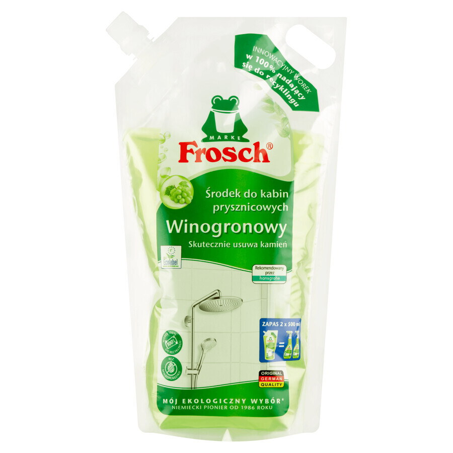 Frosch, shower detergent, grape, reserve, 1000 ml