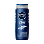 Nivea Men Protect &amp; Care set, 3-in-1 douchegel voor gezicht, lichaam en haar, 250 ml + antitranspirantroller, 48h, 50 ml + gezichts-, lichaams- en handcrème, 75 ml