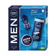 Nivea Men Protect &amp;amp; Care set, 3-in-1 douchegel voor gezicht, lichaam en haar, 250 ml + antitranspirantroller, 48h, 50 ml + gezichts-, lichaams- en handcr&#232;me, 75 ml