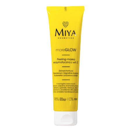 Miya Vitamine C Glow set, enzym peel-masker, 60 ml + serum voor hyperpigmentatie, 30 ml