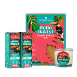 Orientana Hello Date Jungle Beauty BOX set, comfort voedende crème, 40 ml, unieke vochtinbrengende crème, 40 ml + sojakaars