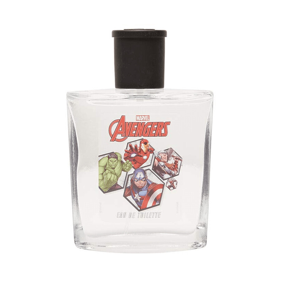 Corine De Farme Marvel Avengers set, eau de toilette, 50 ml + vliegende schijf, 1 stuk + uitgesneden boekenlegger, 1 stuk