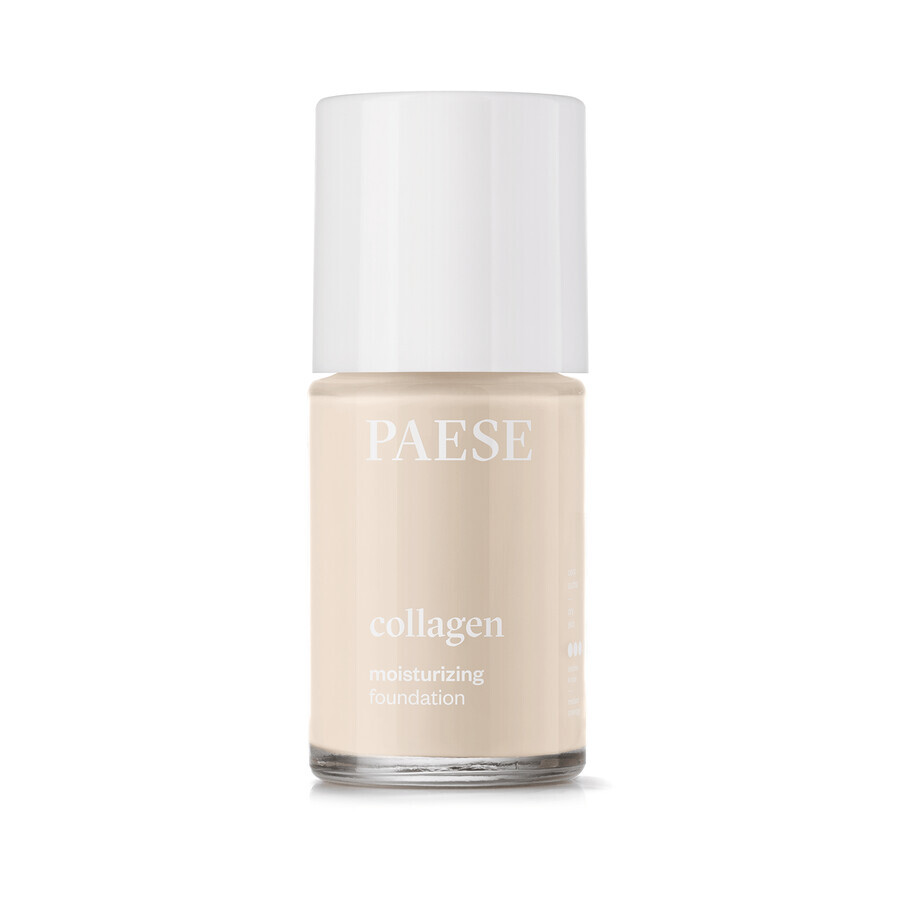 Paese Collagen Moisturizing Foundation, fond de teint hydratant au collagène, 300C Porcelain, 30 ml