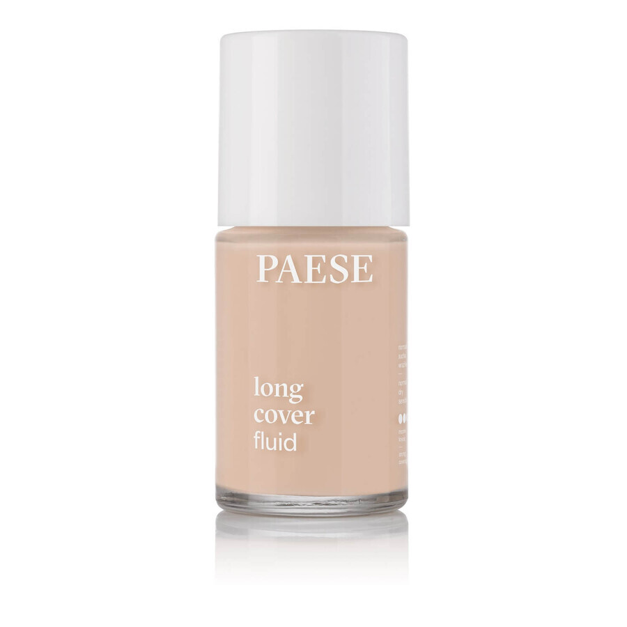 Paese Long Cover Fluid, dekkende foundation, 1.5 Beige, 30 ml