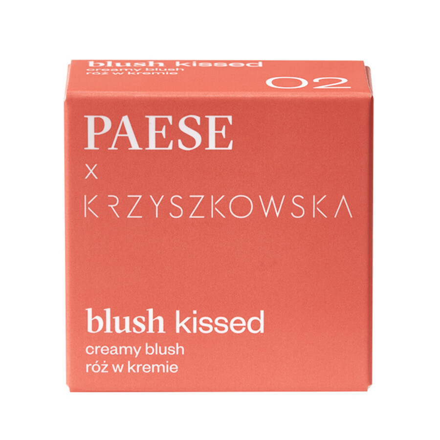 Paese x Krzyszkowska Blush Kissed, rubor en crema, 02, 4 g