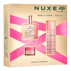 Set Nuxe Huile Prodigieuse Florale, droge olie, 50 ml + Very Rose, rozen lippenbalsem, 15 g + Very Rose, micellair water 3-in-1, 100 ml