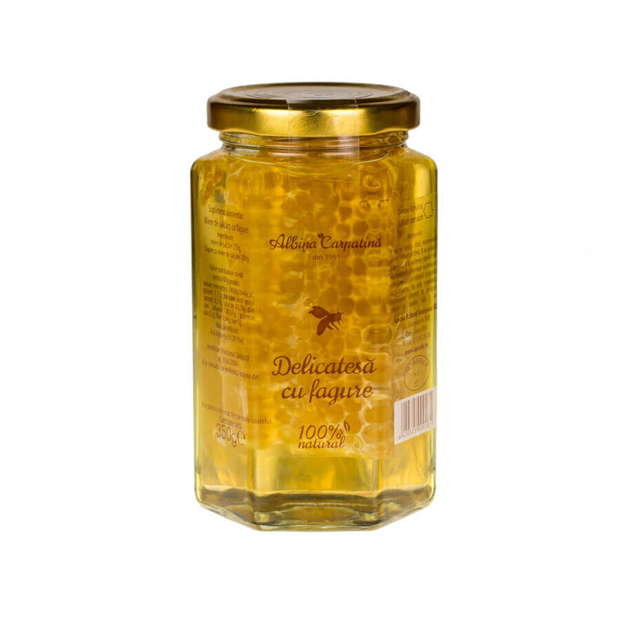 Delicatezza a nido d'ape Albina Carpatina, 360 g, Apicola