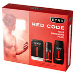 Set STR8 Red Code, aftershave, 100 ml + deodorant spray, 150 ml + shower gel, 250 ml