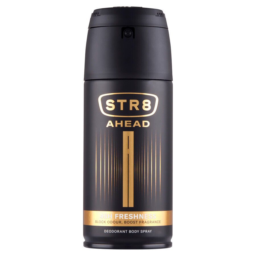 STR8 Ahead set, aftershave, 100 ml + déodorant spray, 150 ml + gel douche, 250 ml