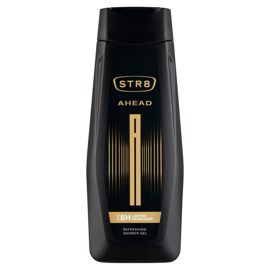 STR8 Ahead set, aftershave, 100 ml + déodorant spray, 150 ml + gel douche, 250 ml