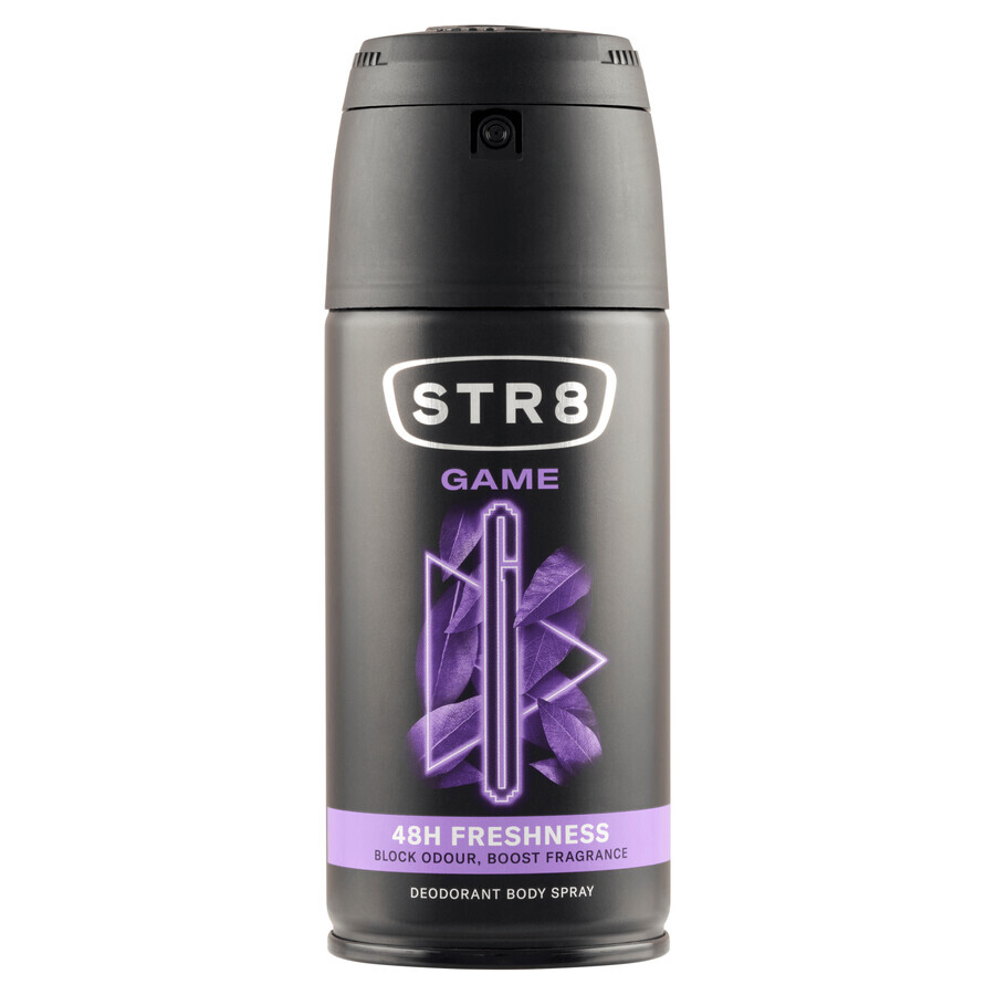 STR8 Game set, aftershave, 100 ml + deodorant spray, 150 ml + douchegel, 250 ml