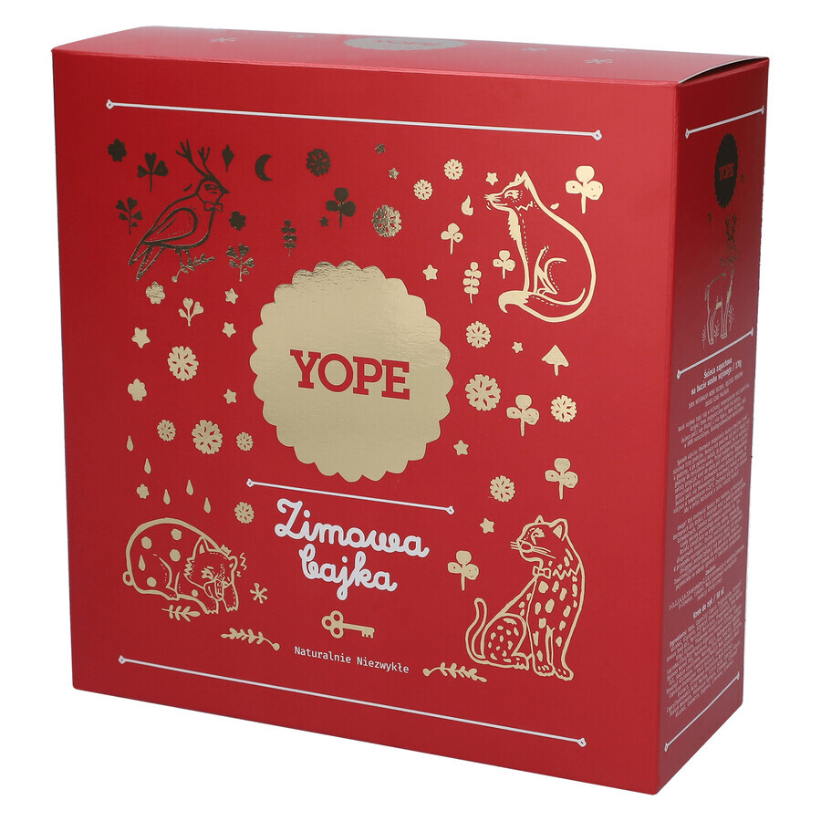 Yope Winter Sprookjes set, geurkaars + beschermende handcrème, 50 ml