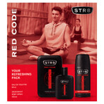 STR8 Red Code set, eau de toilette, 50 ml + deodorant spray, 150 ml