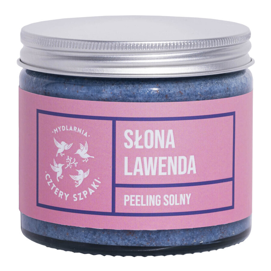 Cztery Szpaki, scrub corpo al sale, lavanda salata, 250 ml