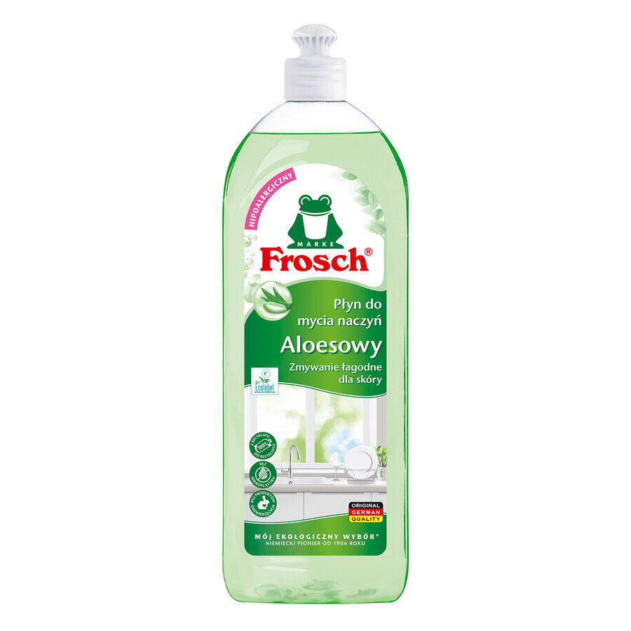 Frosch, dishwashing liquid, aloe vera, 750 ml