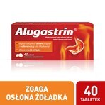 Alugastrin 340 mg, muntsmaak, 40 kauwtabletten