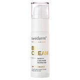 Swederm BB Cream, natuurlijke BB cream, SPF 15, 30 ml