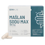 SEMA Lab Natriumbutyraat Max 300 mg, 60 capsules met vertraagde afgifte